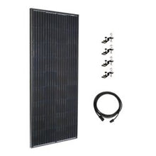 Load image into Gallery viewer, Solar Kit Zamp Solar KIT1026 Expansion Solar Kit, 190 Watt, Monocrystalline, Black Frame And Cells, 58.3&quot; Length x 26.4&quot; Width x 1.5&quot; Depth, Bracket Mount, Without Controller - Young Farts RV Parts