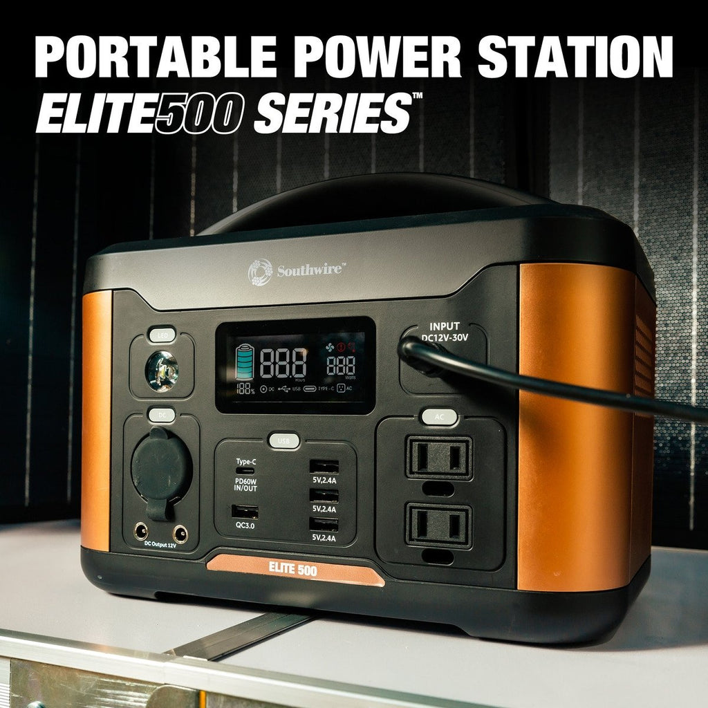 Southwire 53252 - Southwire Elite 500 Series™ Portable Power Station - Young Farts RV Parts