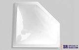 Specialty Recreation Neo Angle Skylight 20 Inch x 8 Inch - White - Single - NN208