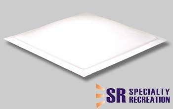 Specialty Recreation Square Skylight 14 x 14 inch - White - Single - SL1414W - Young Farts RV Parts