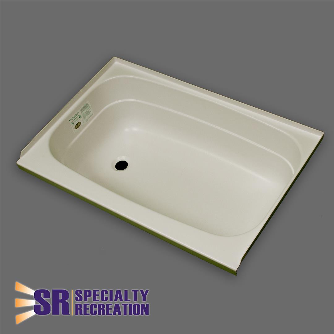 s.recreation BT2438PL *SPECIAL ORDER* TUB 24 X 38 LH PARCHMENT - Young Farts RV Parts