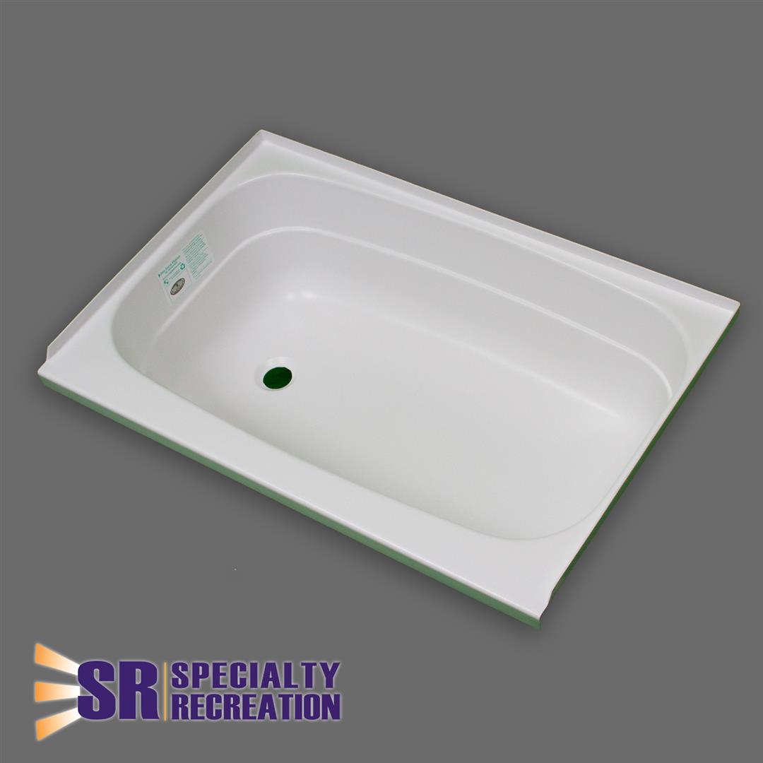 s.recreation BT2438WL *SPECIAL ORDER* TUB 24 X 38 LH WHITE - Young Farts RV Parts