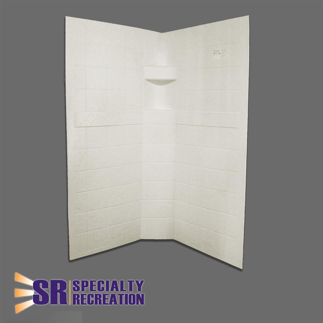 s.recreation NSW3434P *SPECIAL ORDER* NEO SHOWER WALL 34X34X67 - Young Farts RV Parts