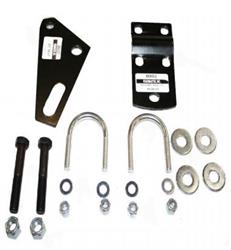 Steering Stabilizer Bracket Roadmaster RBK22 Single, For Use On Class A Motorhomes, With One Chassis Bracket/ One Tie Rod Bracket/ Four 10 Millimeter Flat Washer/ Four 3/8