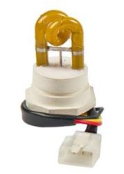Strobe Light Bulb Wolo MFG 8100-A Xenon Tube Bulb; Amber; Single - Young Farts RV Parts