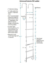 Load image into Gallery viewer, Stromberg Carlson LA-401BA Rear Ladder - Black - Young Farts RV Parts