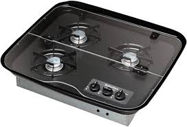 Suburban Mfg Stove Top Cover for SDN3 Cooktop - Glass - 2990A - Young Farts RV Parts