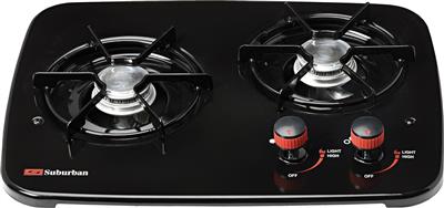 Suburban Stove Top Replacement for SDN2U - Black - 3070ABK - Young Farts RV Parts