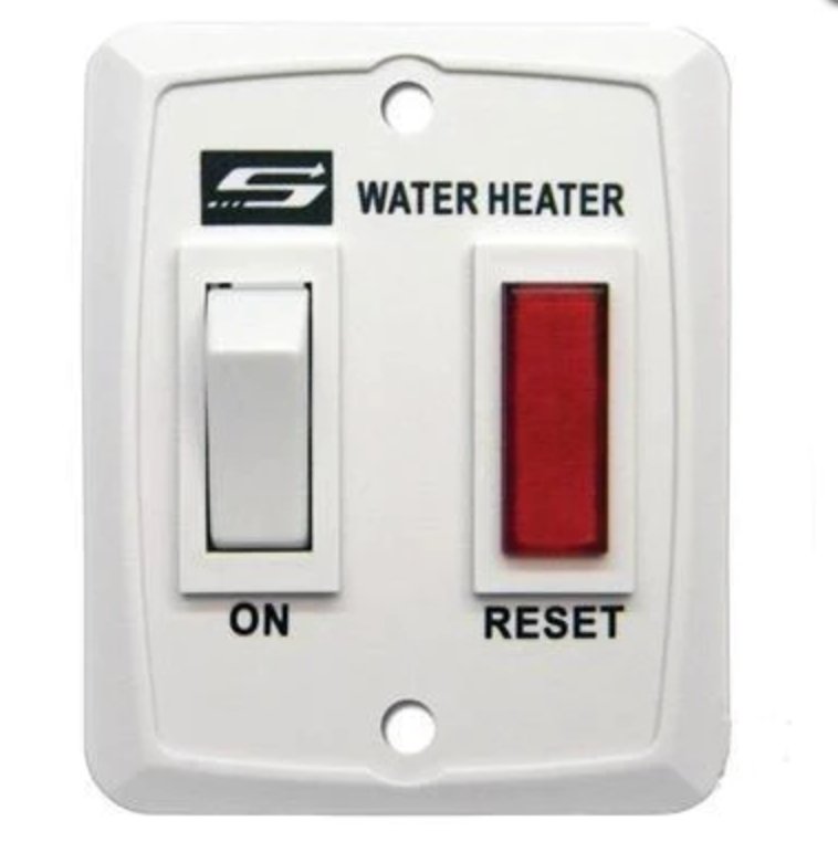 SWITCH WATER HEATER INDICATOR WHITE - Young Farts RV Parts