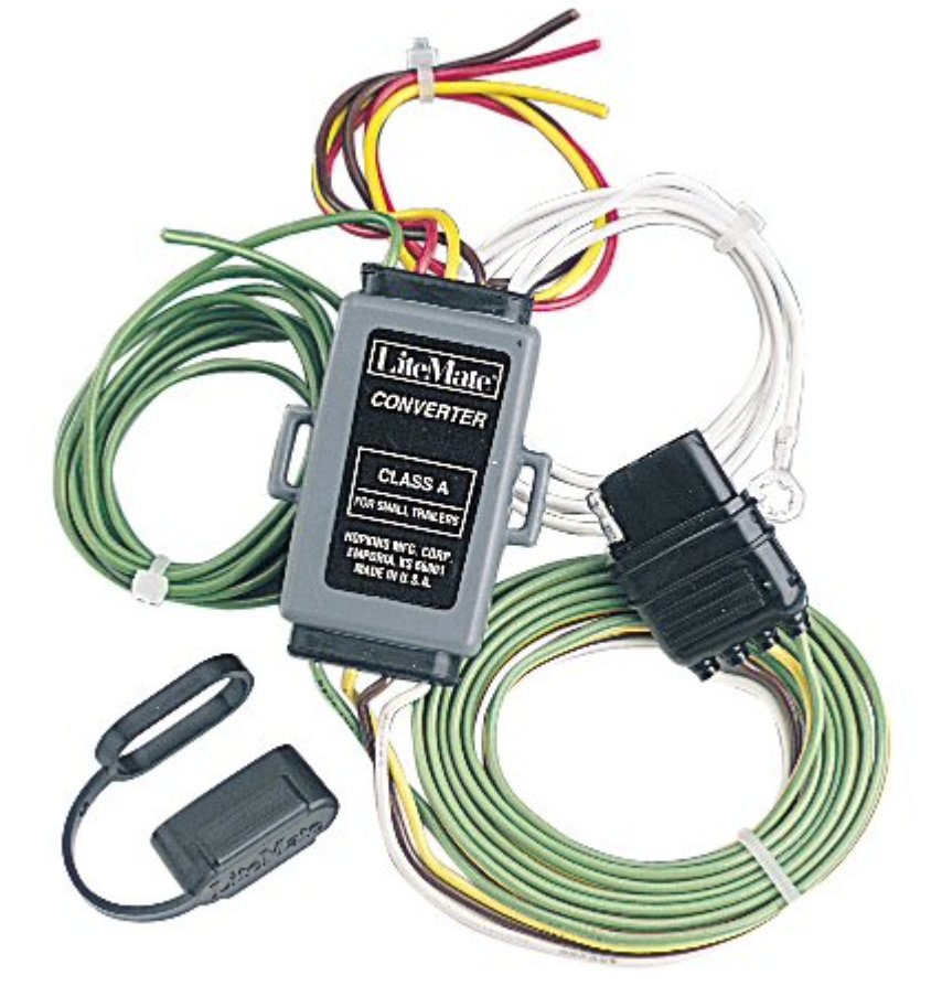 Tail Light Converter Hopkins MFG 48925 Direct Battery Powered, Adapts An Independent Bulb Taillight System Of The Tow Vehicle To The Common Bulb Taillight System, With Integrated Circuit Protection, 2.1 Amps Per Output, Without Circuit Probe, 72