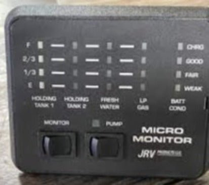 Tank Monitor System Panel JRV Products A7749RBL Use With JRV Products Tank Monitoring System - Young Farts RV Parts