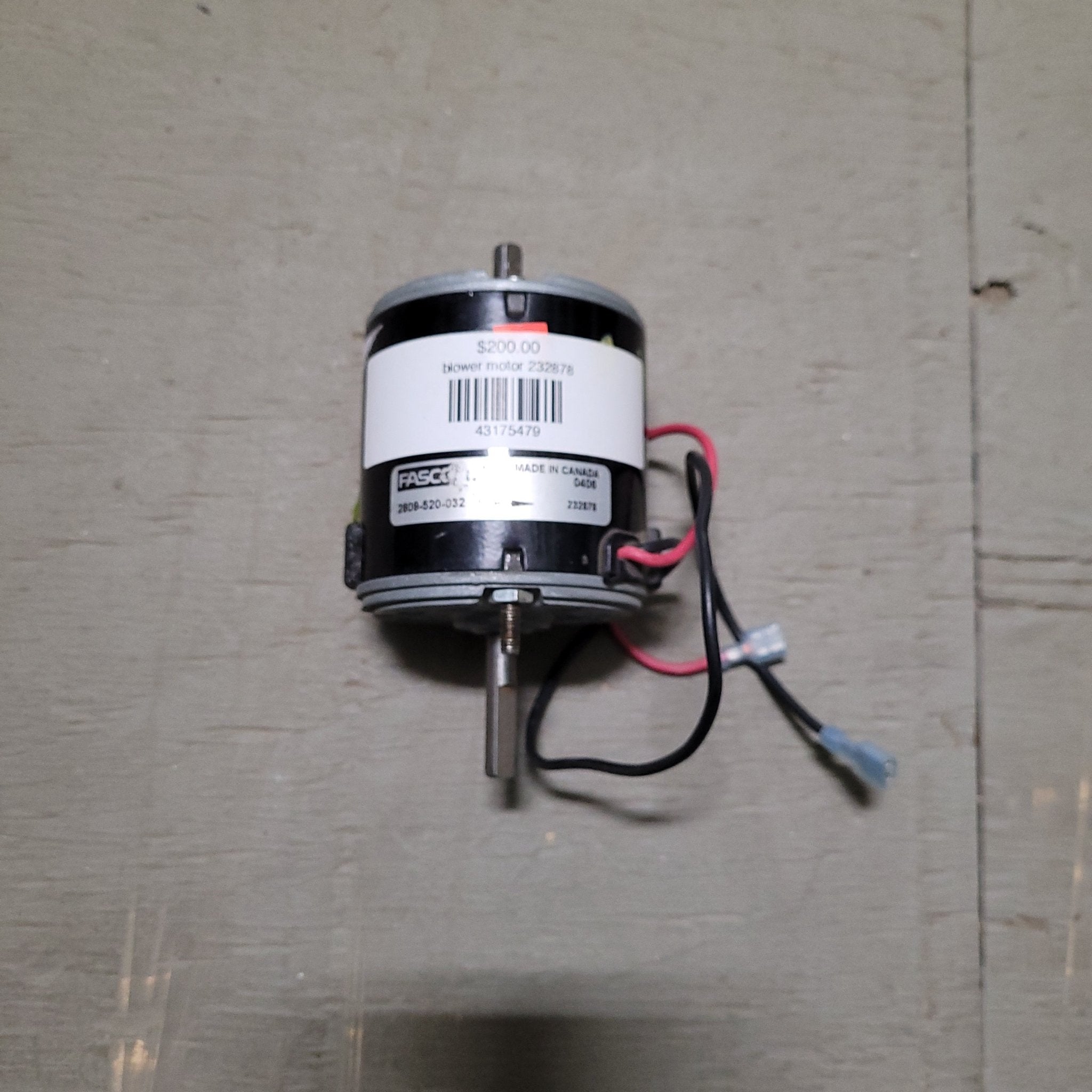 TELCO 232878 Suburban Furnace Heater Motor 12VDC - Young Farts RV Parts