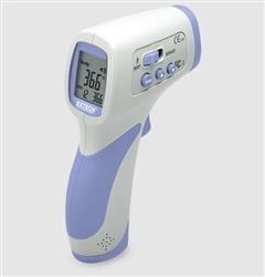 Thermometer FLIR Systems IR200 Extech ®, Use To Measure Body Temperature, Digital LCD Display, Handheld, Infrared Measurement, Battery Powered, With 2 AA Batteries And Pouch, Blue And White, ABS Plastic - Young Farts RV Parts
