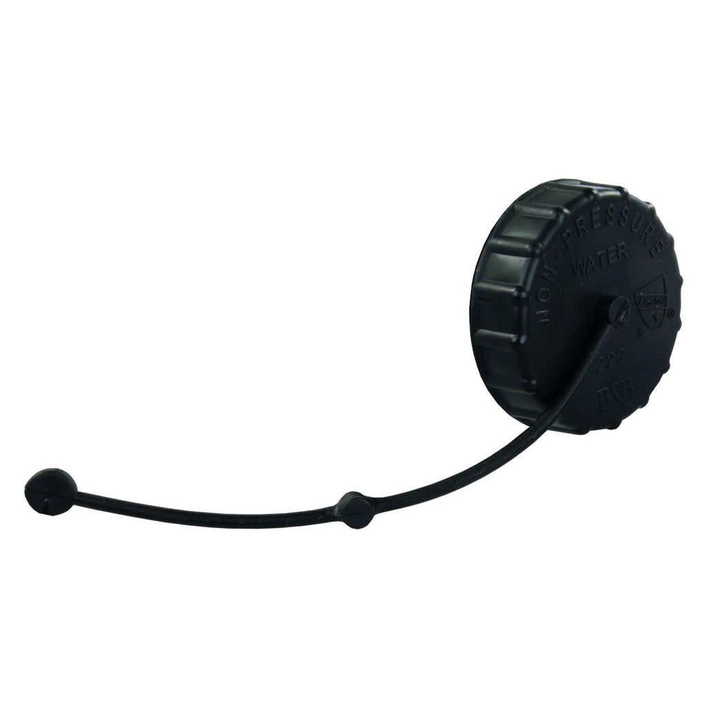 Thetford 222BK-A - Black Gravity Water Fill Cap/Strap - Young Farts RV Parts