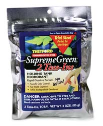 thetford 36812 *SPECIAL ORDER* 2PK SUPREME GREEN TOSS IN - Young Farts RV Parts