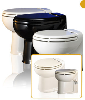 thetford 38264 *SPECIAL ORDER* TECMA S+ 12V BLK CHR WP - Young Farts RV Parts