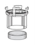 thetford 70408 *SPECIAL ORDER* SANI-CON STRAIGHT ADAPTER - Young Farts RV Parts