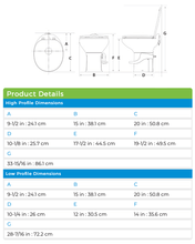 Load image into Gallery viewer, Thetford Aqua Magic® II high toilet - white without sprayer 42058 - Young Farts RV Parts