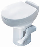 Thetford Aqua-Magic Residence Toilet High Profile White Plastic with Full Bowl Flush 42169