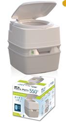 Thetford Porta Potti 550P MSD Toilet Portable 5.5 Gallon White/ Gray Plastic 92856 - Young Farts RV Parts