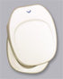 Thetford Toilet Seat Square Closed Front White 36787 - Young Farts RV Parts