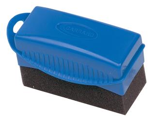 Tire Dressing Applicator Pad Carrand 92043WR Contour Type; Black; Foam Sponge; Blue Plastic Handle - Young Farts RV Parts