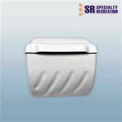 Toilet Tissue Dispenser Specialty Recreation 33200 Holds One Dry Roll, Wall Mounted Container, White - Young Farts RV Parts