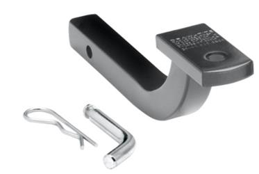 Trailer Hitch Ball Mount Draw-Tite 36061 Class I, Fits 1-1/4" Receiver, 3500 Pound Gross Trailer Weight 300 Pound Tongue Weight Capacity, 3-1/8" Rise, 3/4" Ball Hole, 9-3/4" Hollow Shank, Non Swivel, Non Extendable, Powder Coated, Black, Steel, Without Ba - Young Farts RV Parts