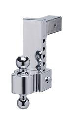 Trailer Hitch Ball Mount Fastway Trailer Products 42-00-2925 Flash E Series HD, Class V, Fits 2-1/2" Receiver, 18000 Pound Gross Trailer Weight/ 1800 Pound Tongue Weight, Adjustable, 10" Drop/ 11" Rise, Non-Swivel, Non Extendable, Aluminum, With 2" and 2- - Young Farts RV Parts