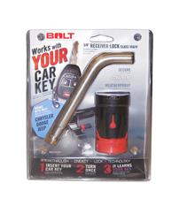 Trailer Hitch Pin BOLT Locks/ Strattec Security 7018448 Bent Pin, 5/8" Diameter, 3.55" Length, For Use With Class III/IV Hitch, With Keyed Lock, With Dust Cover, 84 Groove Port, Single - Young Farts RV Parts