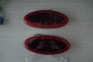 Trailer Light Creative Products 003-85L Command ®, Stop/ Turn/ Tail Light, LED Bulb, Elliptical Shape, Red, 9-3/4