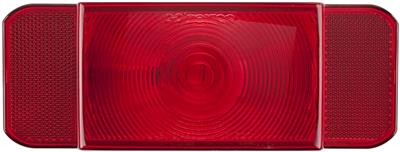 Trailer Light Optronics RVSTB60P RVST60 SERIES, Stop/Turn/Tail Light, Incandescent Bulb, Rectangular, Red, 8.6