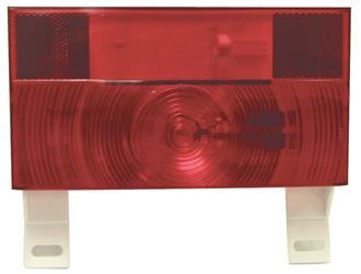 Trailer Light Peterson Mfg. V25913 Stop/ Turn/ Tail Light, Incandescent Bulb, Rectangular, Red, 8-9/16
