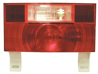 Trailer Light Peterson Mfg. V25914 Stop/ Turn/ Tail Light, Incandescent Bulb, Rectangular, Red, 8-9/16