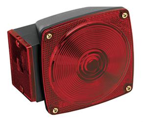 Trailer Light Wesbar 2523023 7-Function Tail Light, Incandescent Bulb, Red Lens, 5-1/4" Length x 4.66" Width x 3.76" Height, Left/Roadside, Submersible With offerings of both incandescent and LED lighting for vehicles and trailers, plus an extensive line - Young Farts RV Parts
