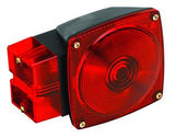 Trailer Light Wesbar 2523074 7-Function Tail Light, Incandescent Bulb, Red Lens, 6.29