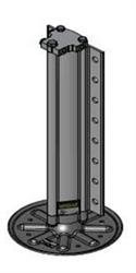Trailer Stabilizer Jack Stand Lippert Components 195860 Use To Stabilize Motorhome/ Travel Trailer or Camper While Parked, 8000 Pound Capacity, With 9