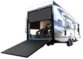 Trailer Tailgate Screen LaSalle Bristol 1409775PBK CrossBreeze, For Toy Haulers With Rear Wall-To-Wall Opening Up To 97-3/4