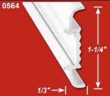 Trim Molding AP Products 021-56402-8 Insert Molding Trim Type, 1-1/4" Height x 1/3" Width x 8 Foot Length, Black - Young Farts RV Parts