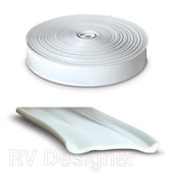 Trim Molding Insert RV Designer E321 Used For Trim Molding, Standard, 1" Width x 25 Feet Length, White - Young Farts RV Parts