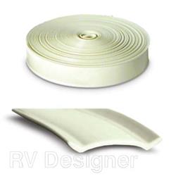 Trim Molding Insert RV Designer E363 Used For Trim Molding, Heavy Duty, 1" Width x 25 Feet Length, Colonial White - Young Farts RV Parts