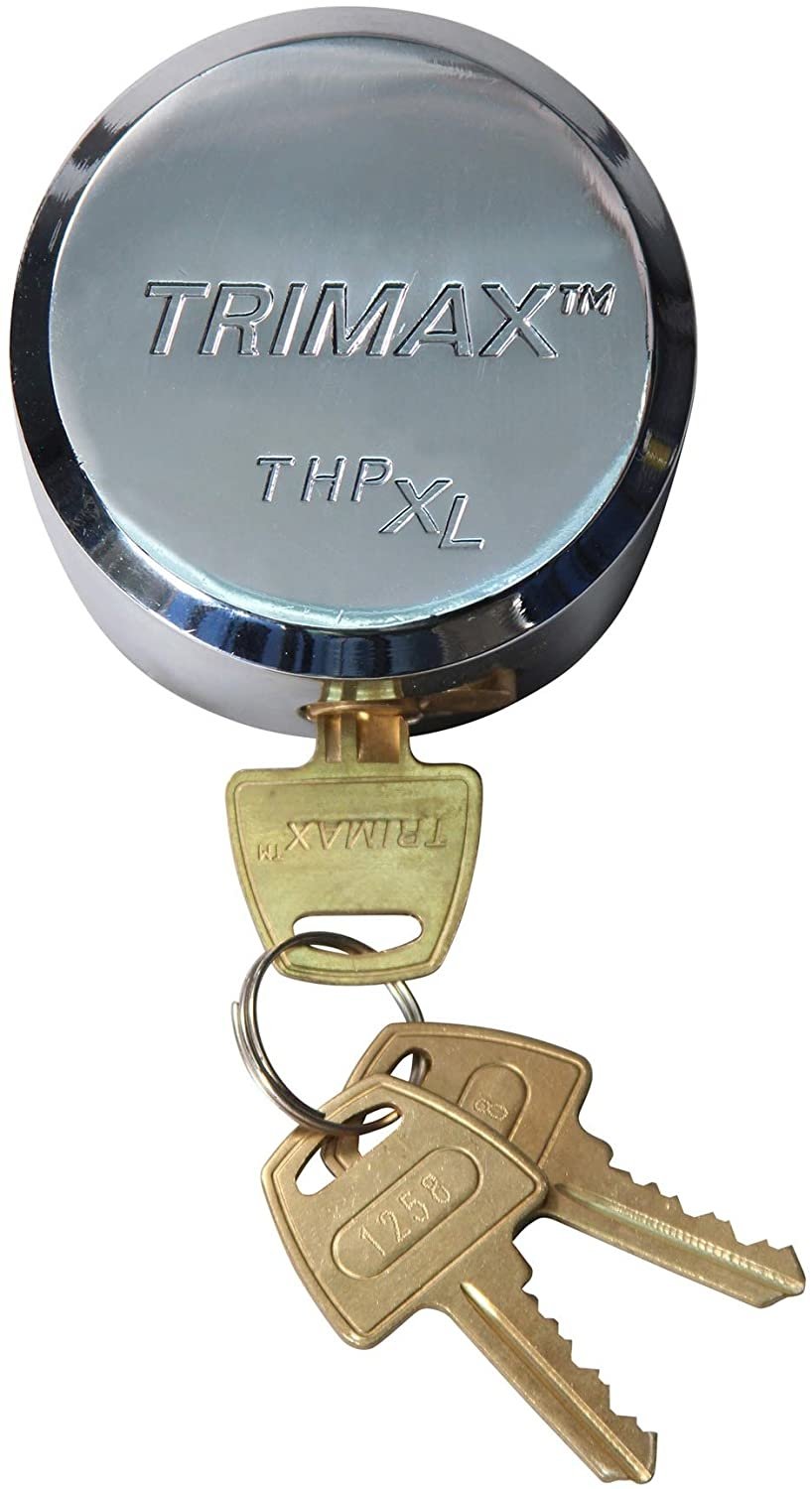 Trimax THPXL "Hockey Puck" Internal Shackle Trailer Door Lock - Rekeyable - Young Farts RV Parts