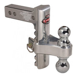 Trimax TRZ8AL-RP - 8? Aluminum Adjustable Drop Hitch, Pin & Clip