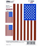 Trimbrite T1894 American Flag Decal