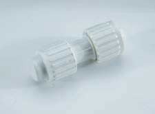 Tube End Fitting Elkhart Supply 16347 Flair-It ™, 7/8" Outer Diameter, Straight, White, Plastic - Young Farts RV Parts