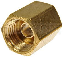 Load image into Gallery viewer, Tube End Fitting Nut Dorman 785-312D OE Solutions ™, 1/4&quot; Outer Diameter, 0.64&quot; Length, Brass, Pack Of 2 - Young Farts RV Parts