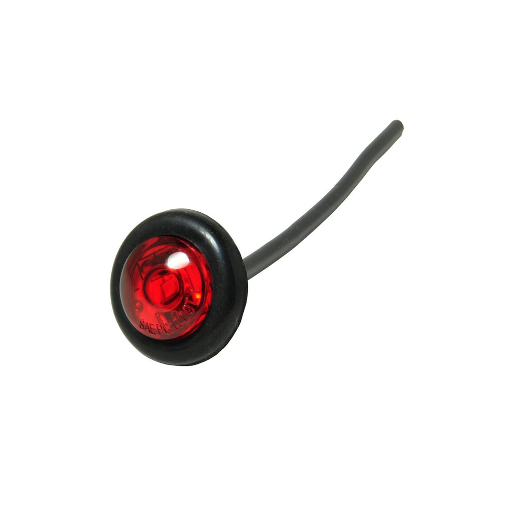 Uni-Bond LED0720R - LED Smooth Lens Compact Side Marker Lamp – Red - Young Farts RV Parts