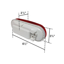 Load image into Gallery viewer, Uni-Bond LED2238-1R - 6.5&quot; x 2.31&quot; Side Marker 1 x LED Light Red - Young Farts RV Parts