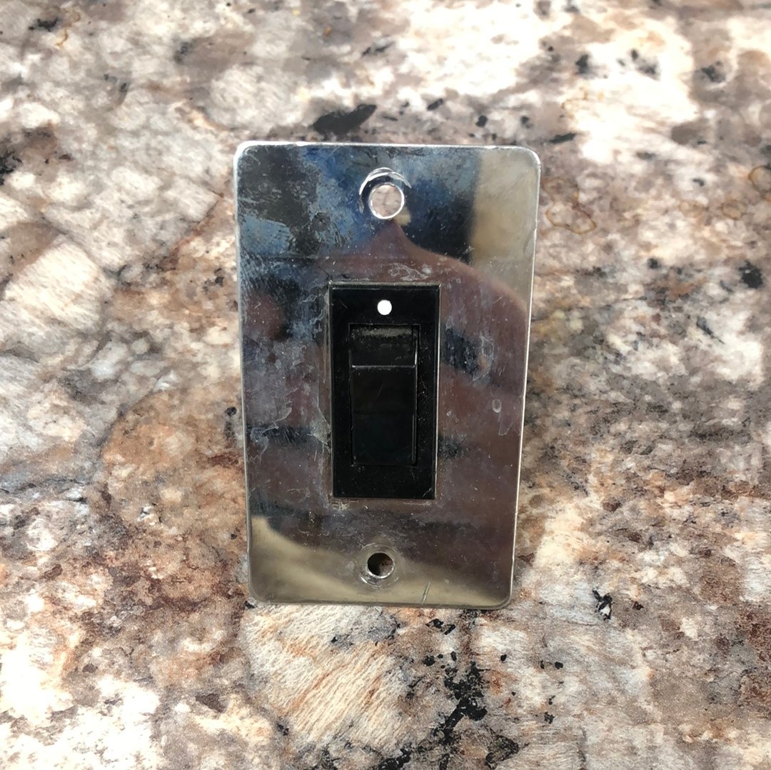 Used 12v RV Single Light Switch - Young Farts RV Parts