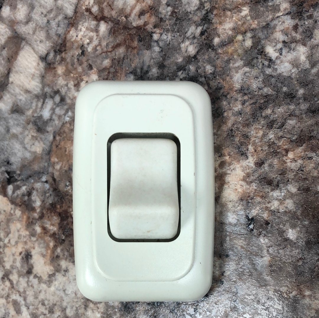 Used 12v RV Single Light Switch - Young Farts RV Parts